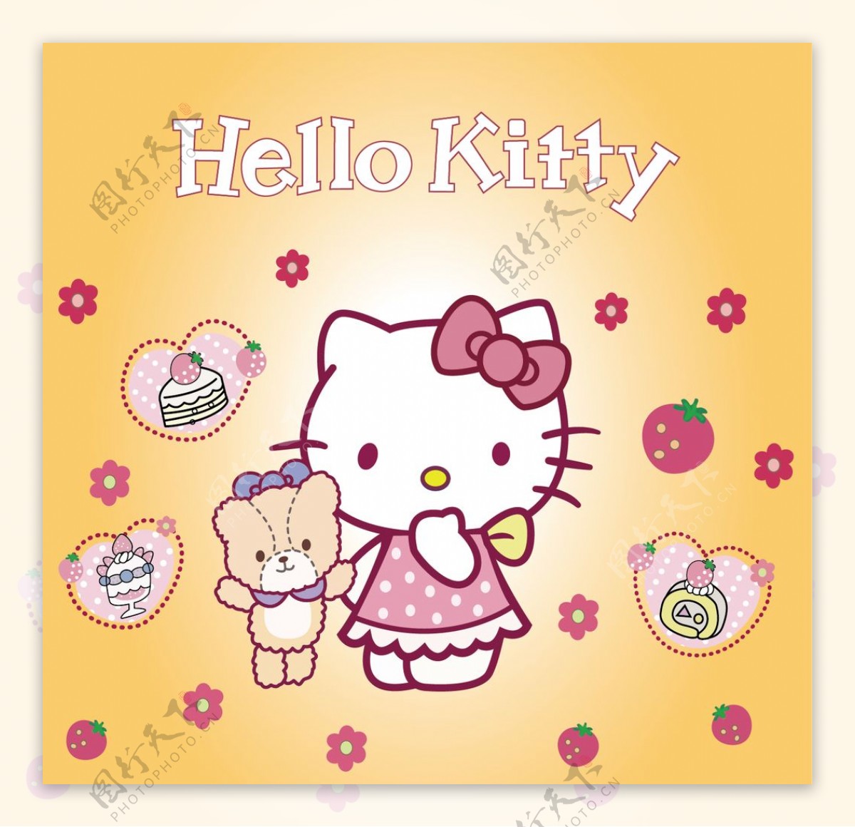 猫hellokitty图片