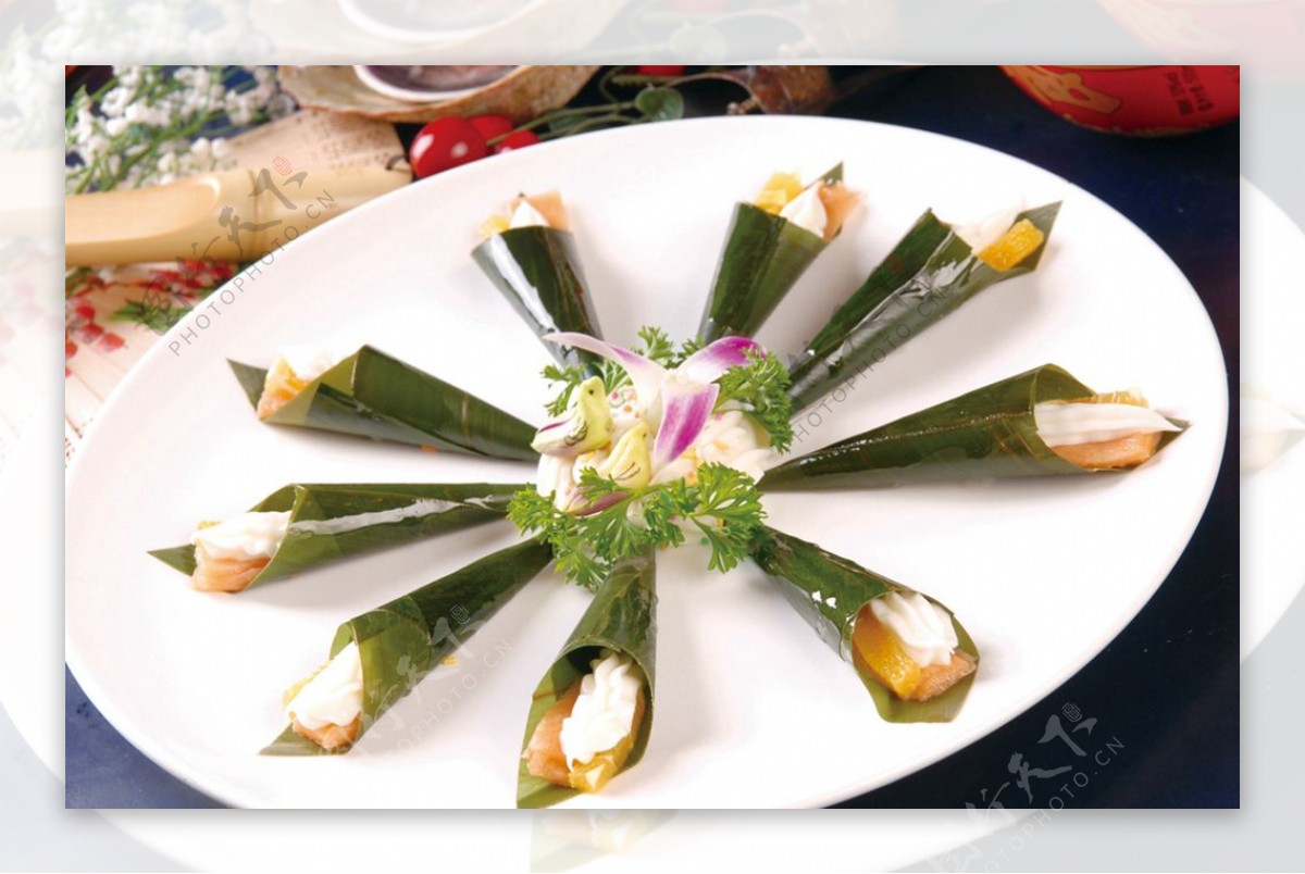 粽香三文鱼图片