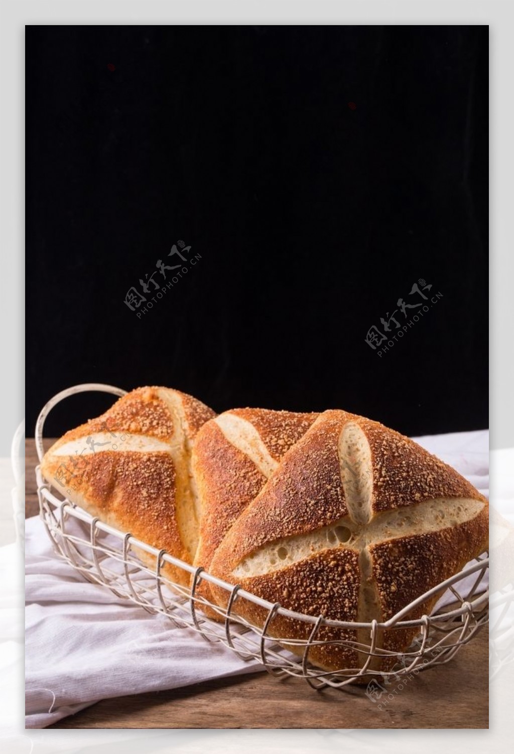 西餐面包图片