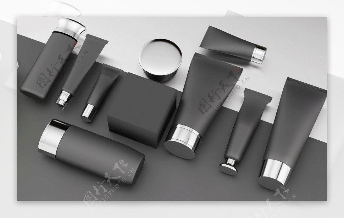 包装设计化妆品平面图图片