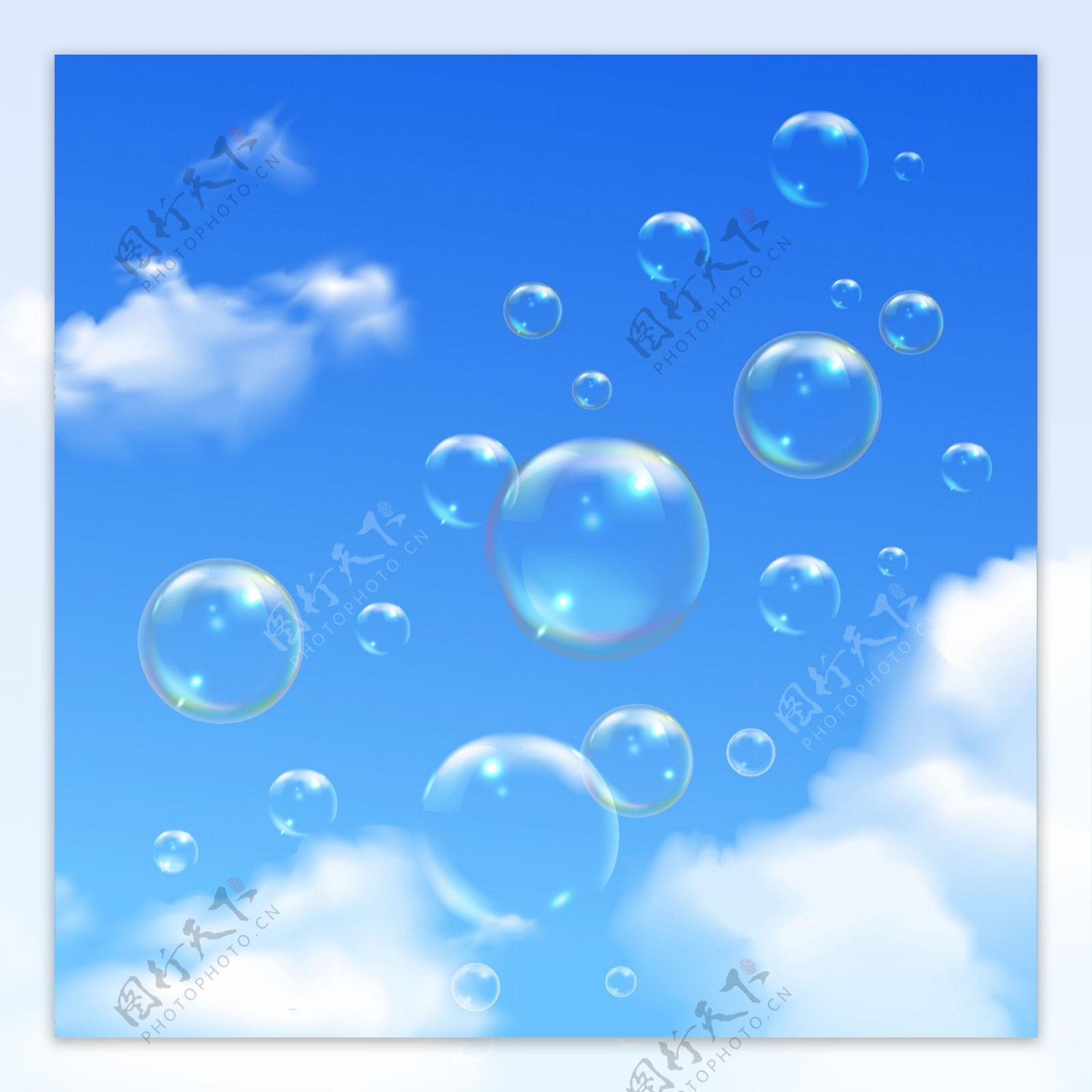 气泡气球图片