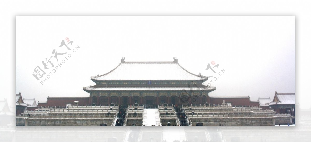 故宫雪景紫禁城皇帝冬天图片