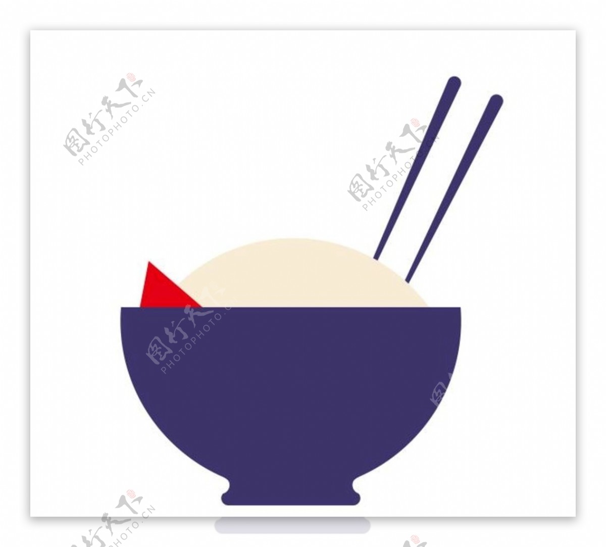 矢量米饭图片
