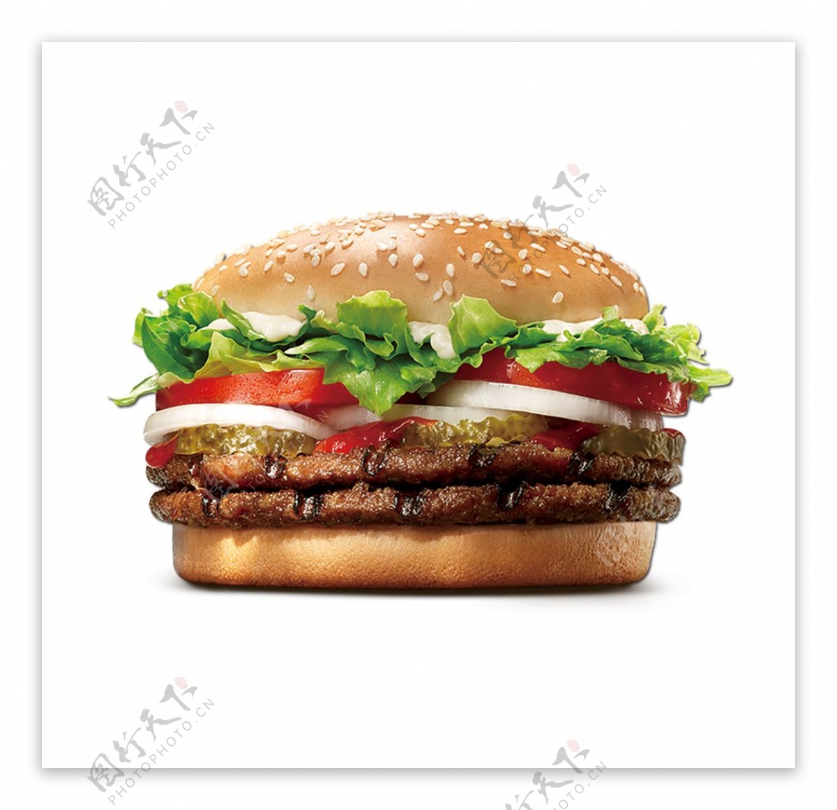 快餐汉堡矢量图图片