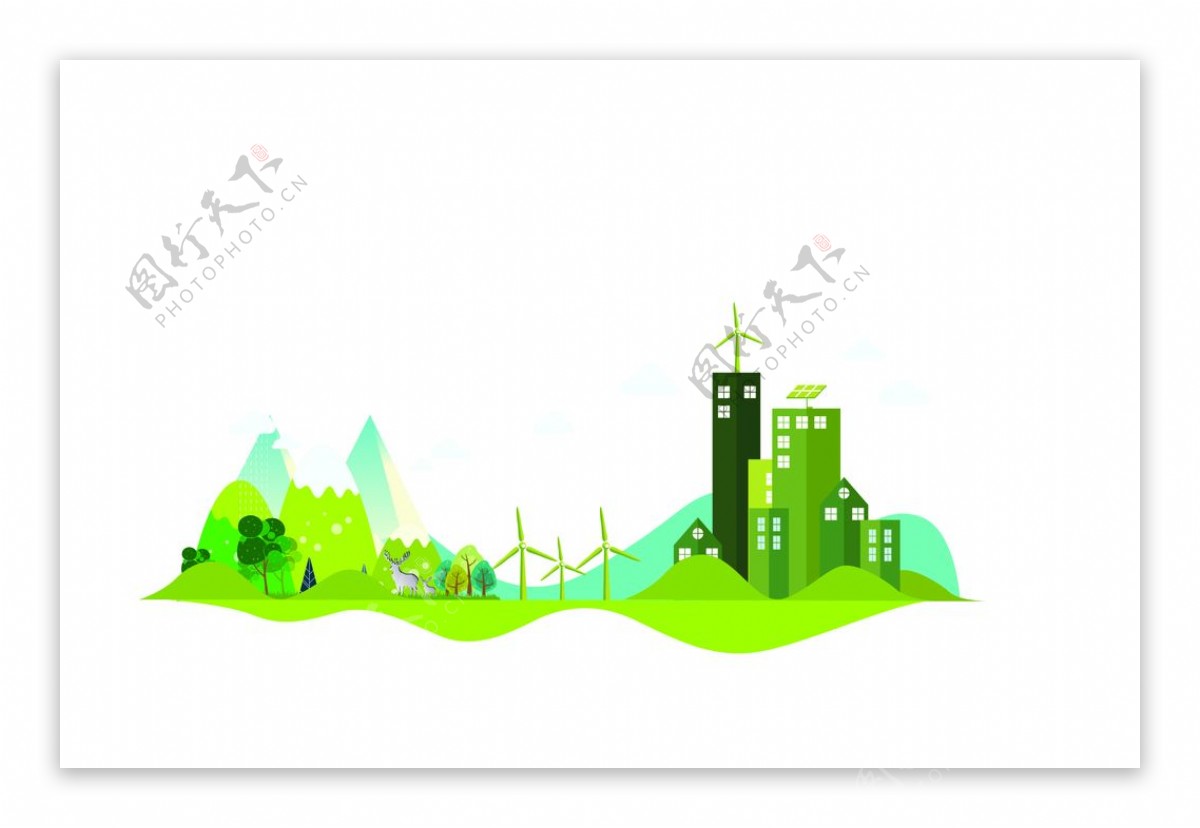 绿色生态城市建设图片