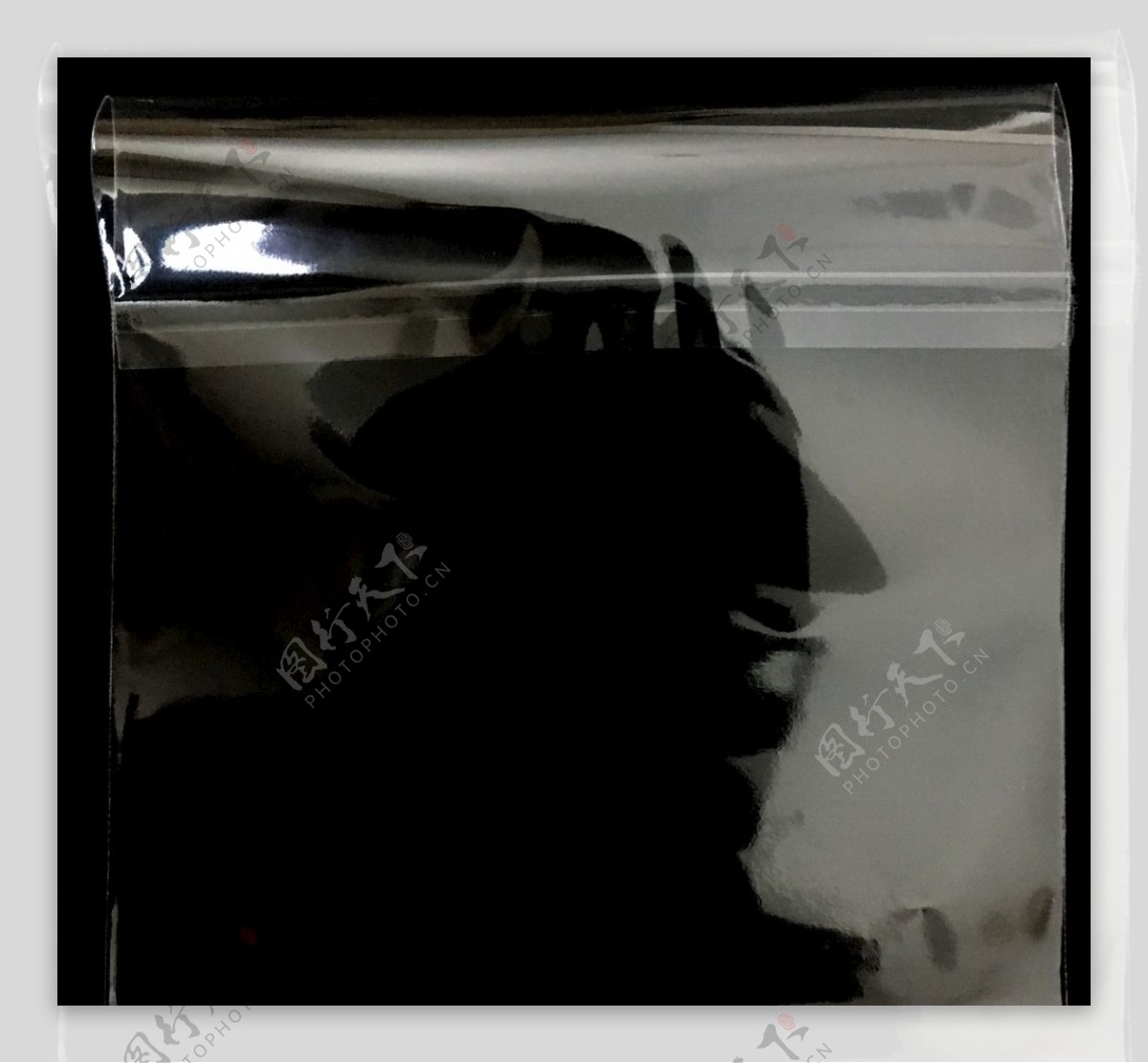 透明薄膜塑料叠层纹理图片