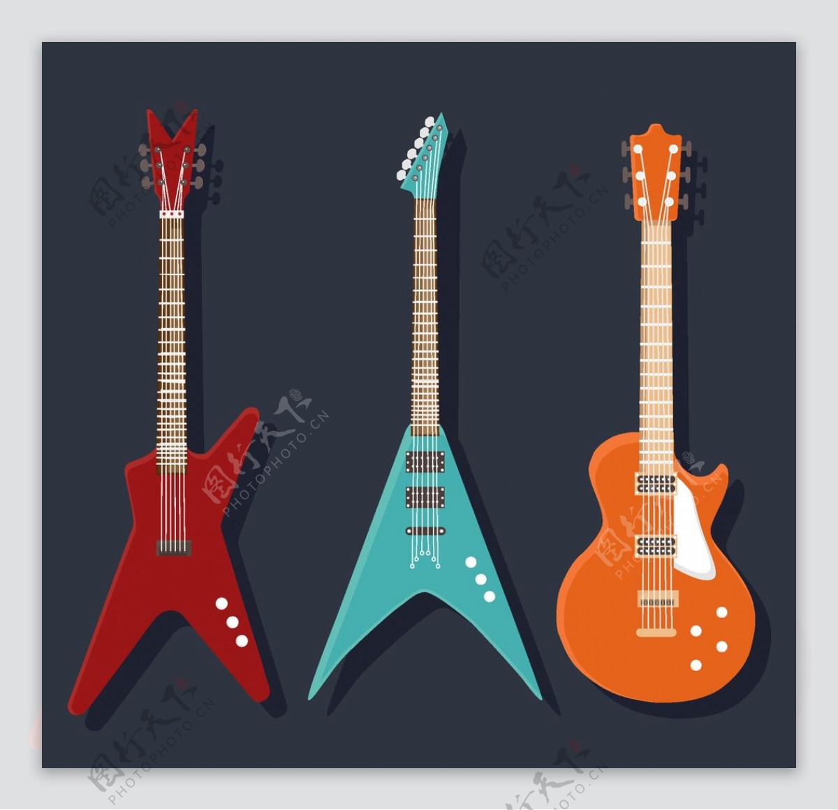 吉他RGB图片