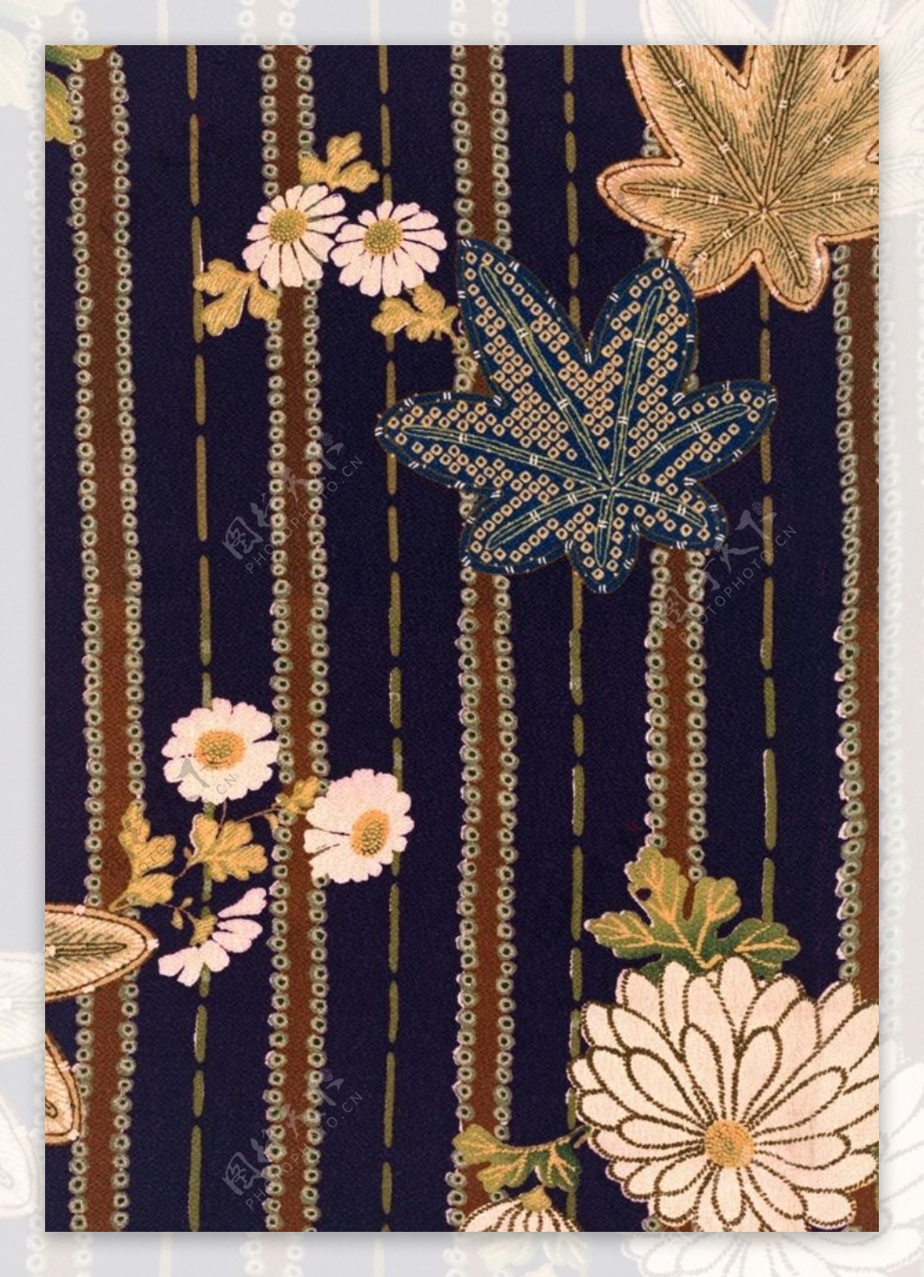布艺传统花纹图片