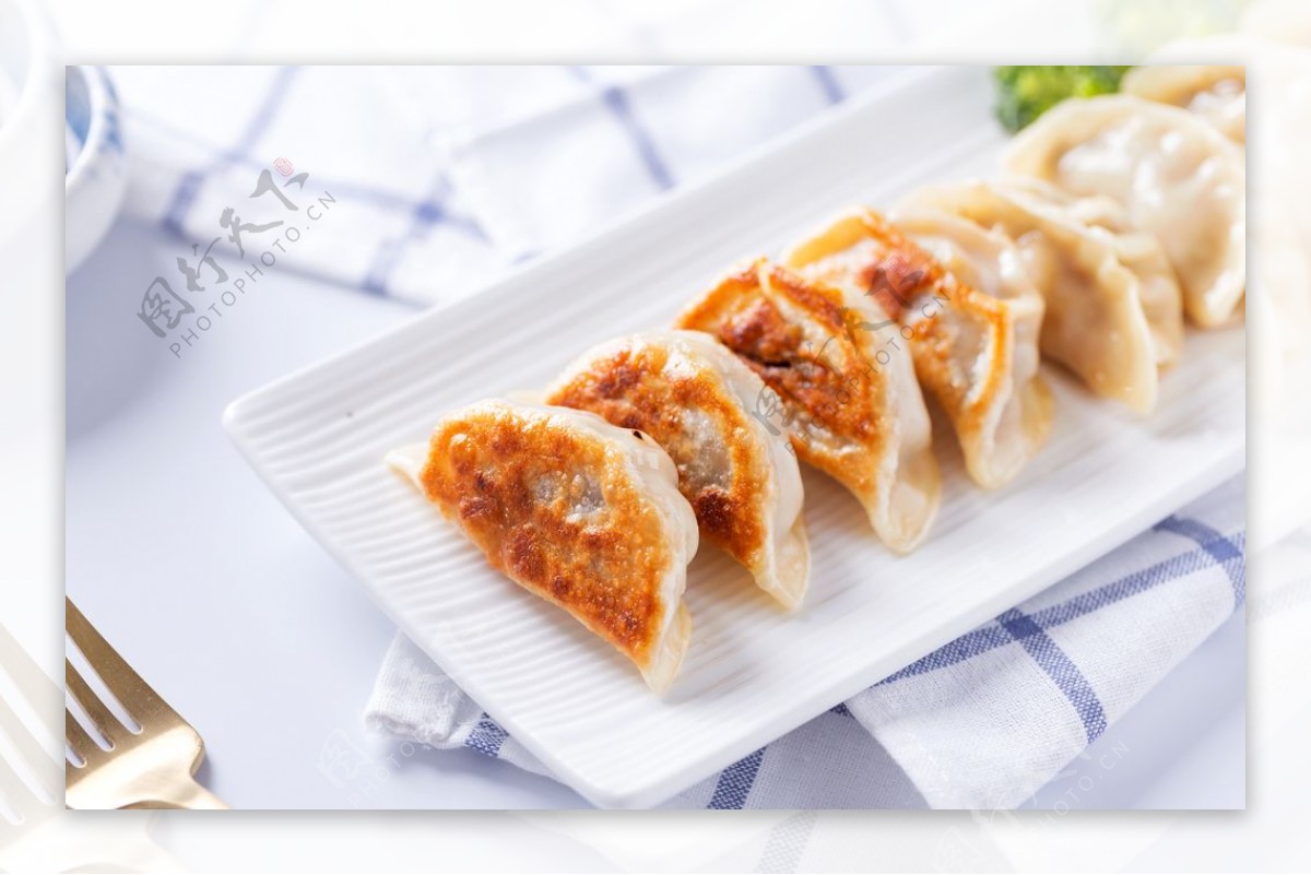 煎饺美食食材海报素材图片