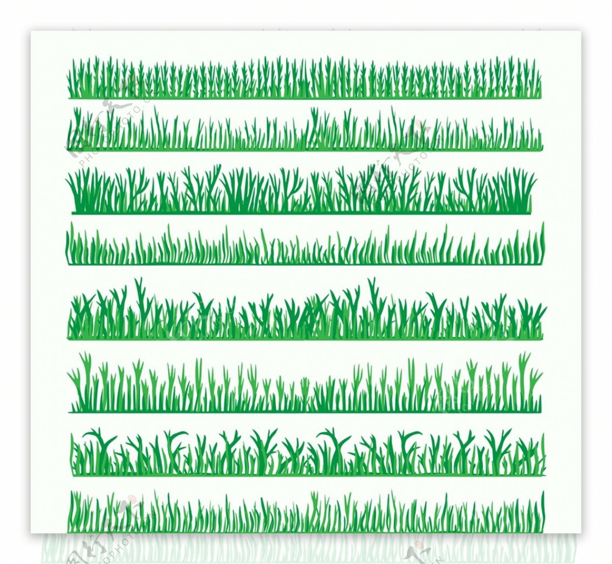 绿色草丛设计图片