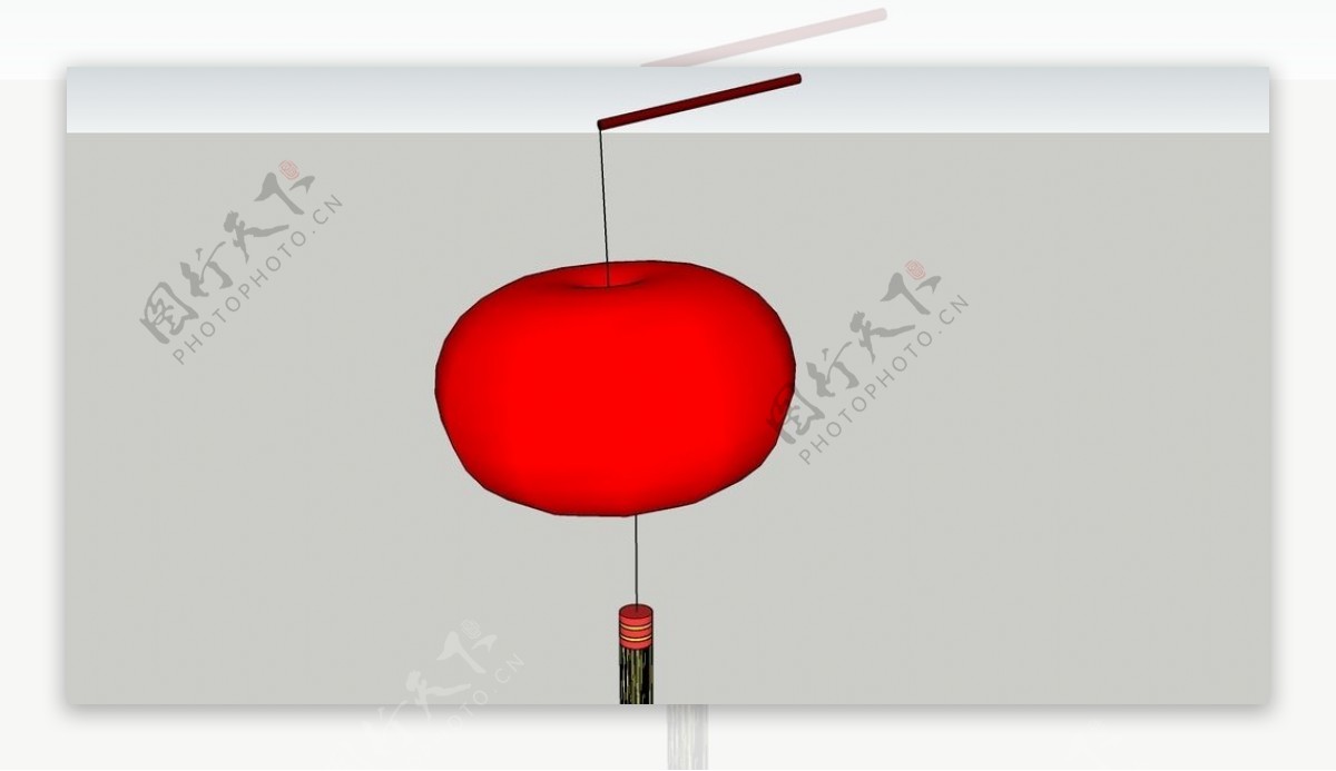 草图SU模型红灯笼2013图片