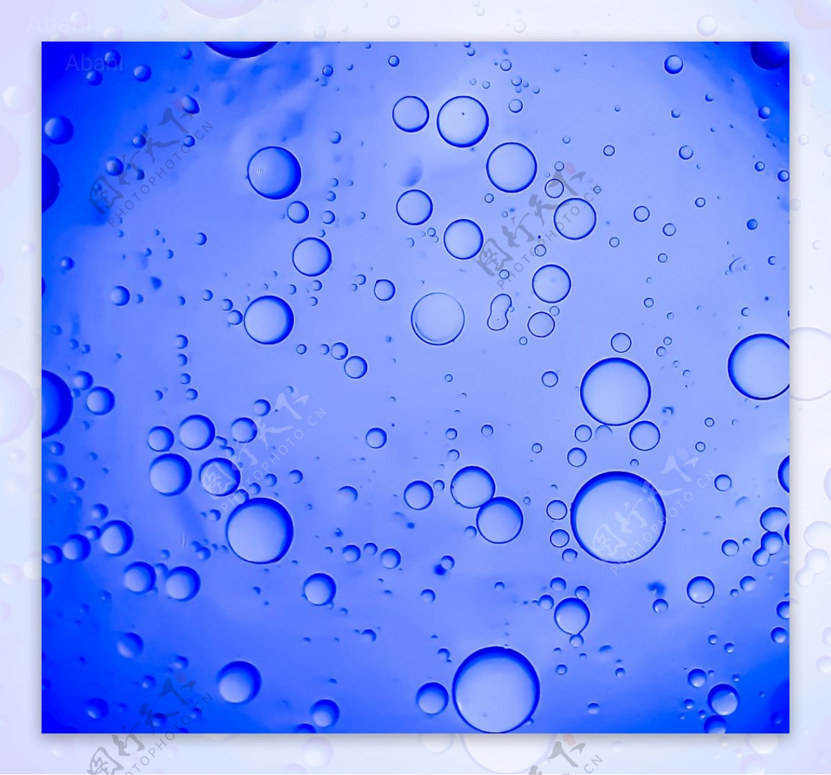 蓝色海报水滴背景图图片