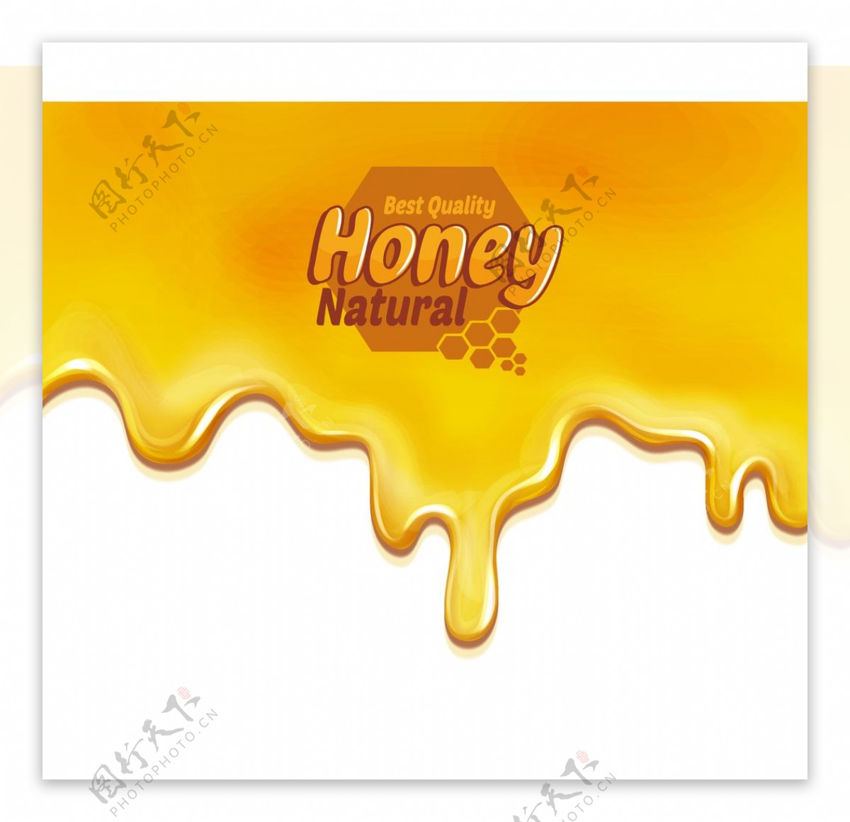流淌的蜂蜜图片