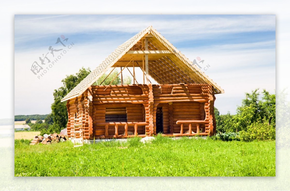 木质房子图片