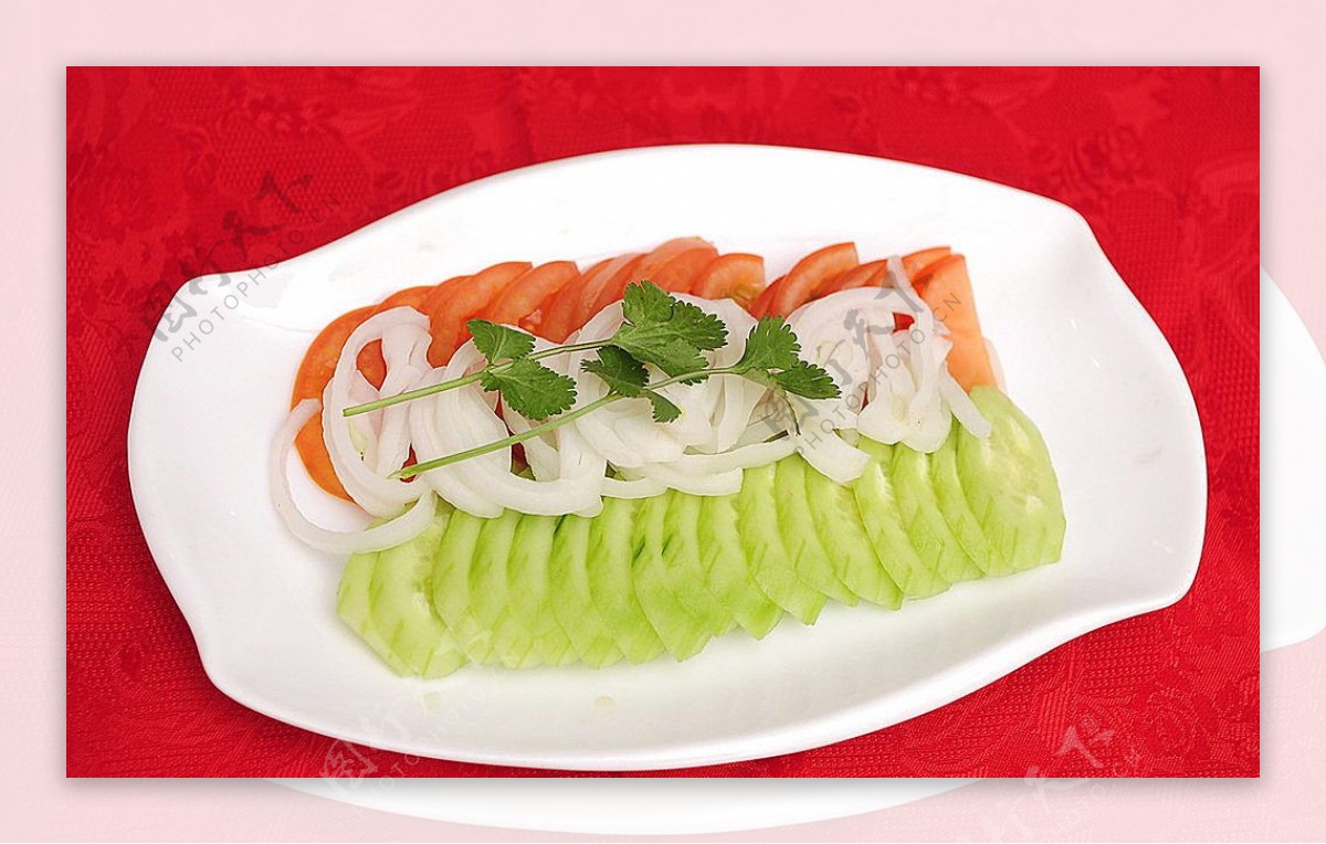 新疆菜三色彩图片