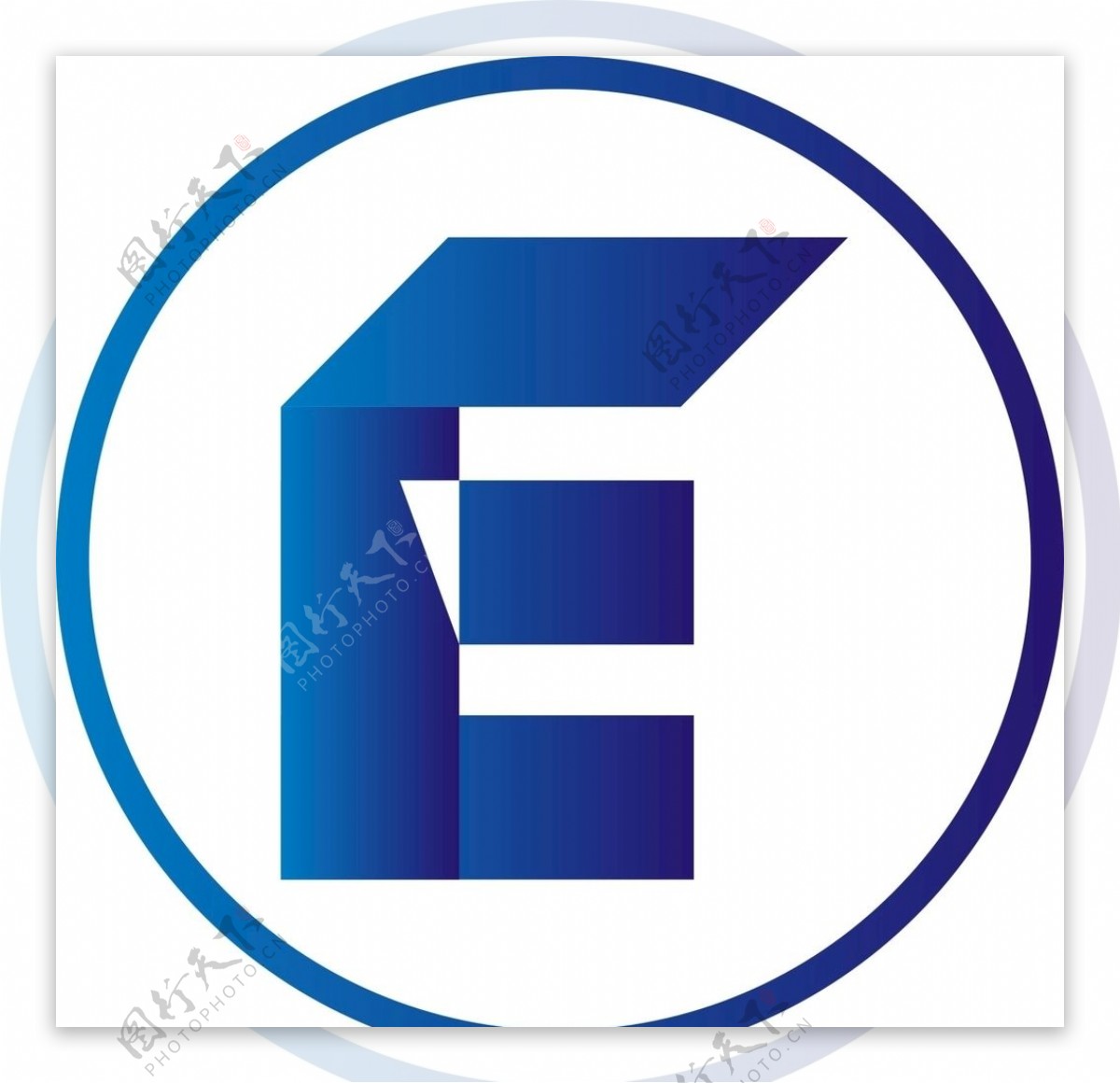 圆E创意logo图片