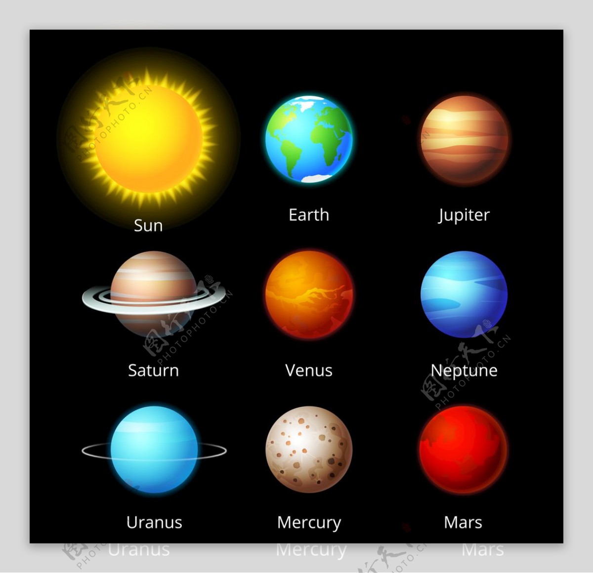 太阳星球图片素材-编号39823370-图行天下