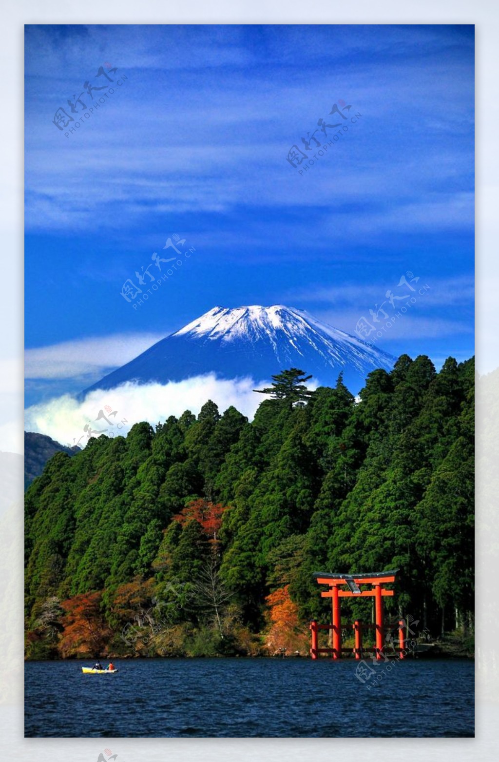 日本富士山图片