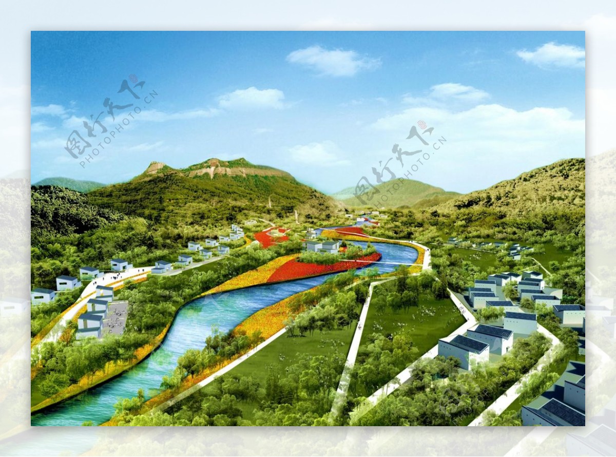 铜川照金红色旅游景区香山自然图片