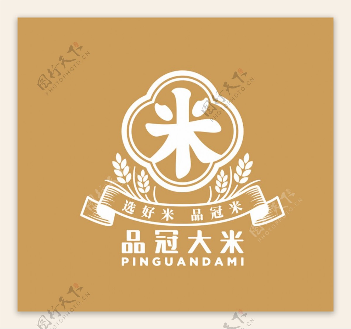 品冠大米logo图片