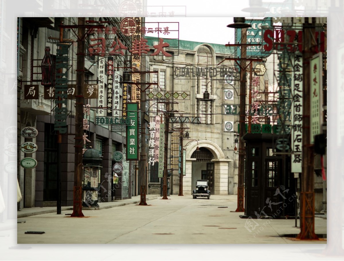 老上海街道图片