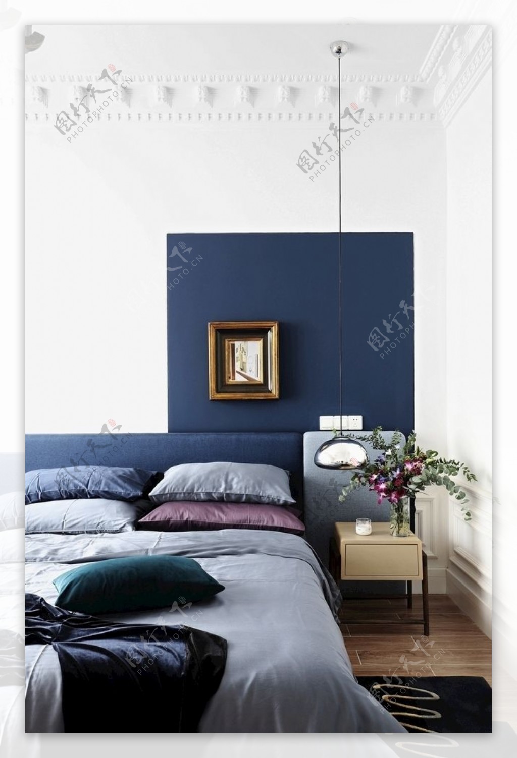 墙纸展示卧室一角图片