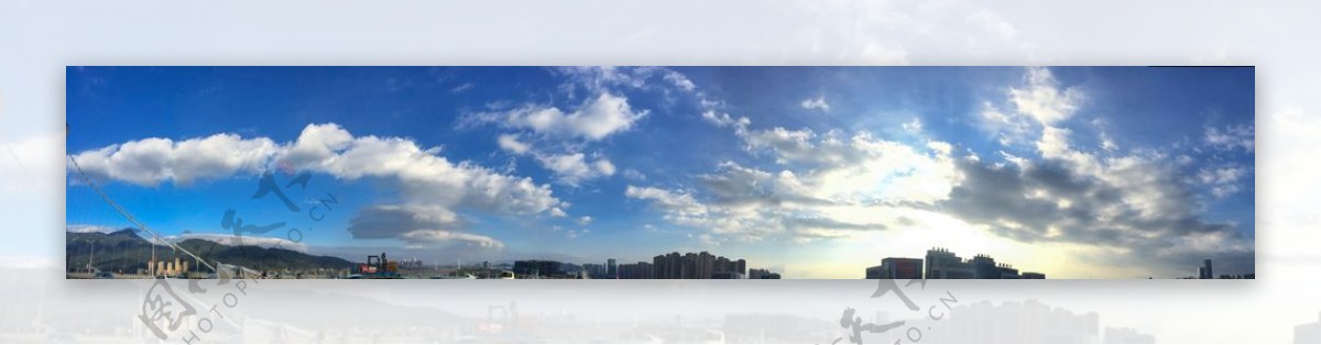 福州江滨城市建筑全景图片