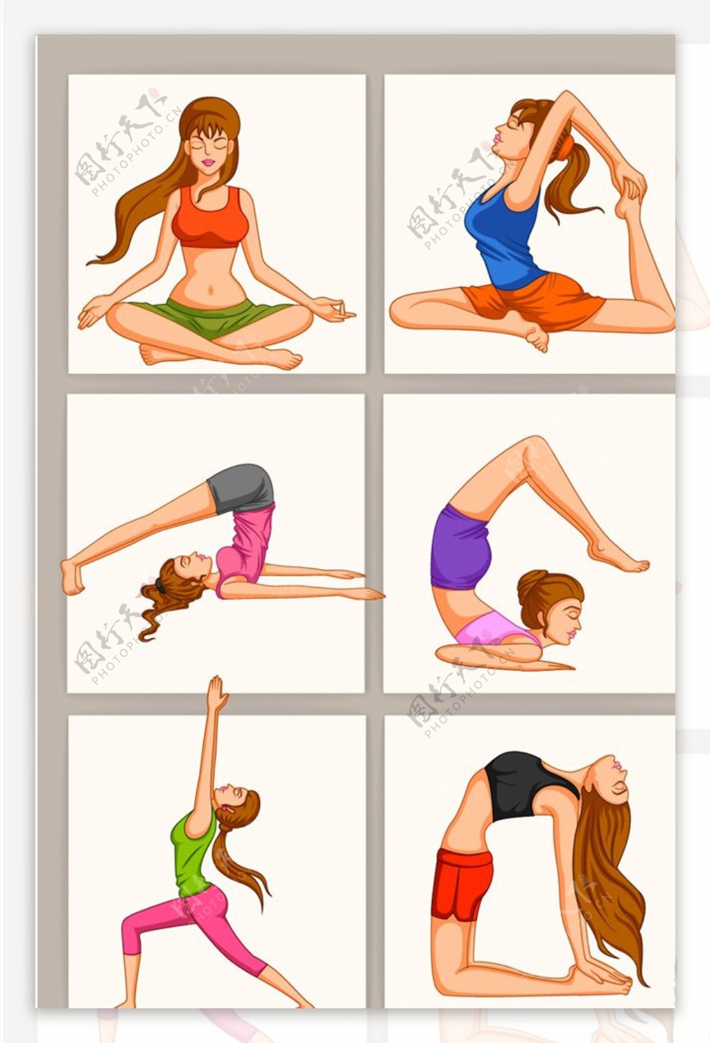 瑜伽锻炼图片